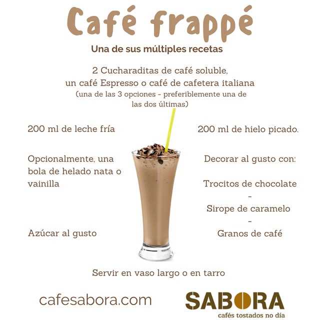 Mezclar, batir y decorar para obtener el mejor café frío