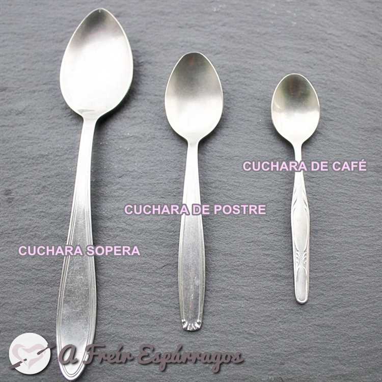 Definición de cucharada sopera