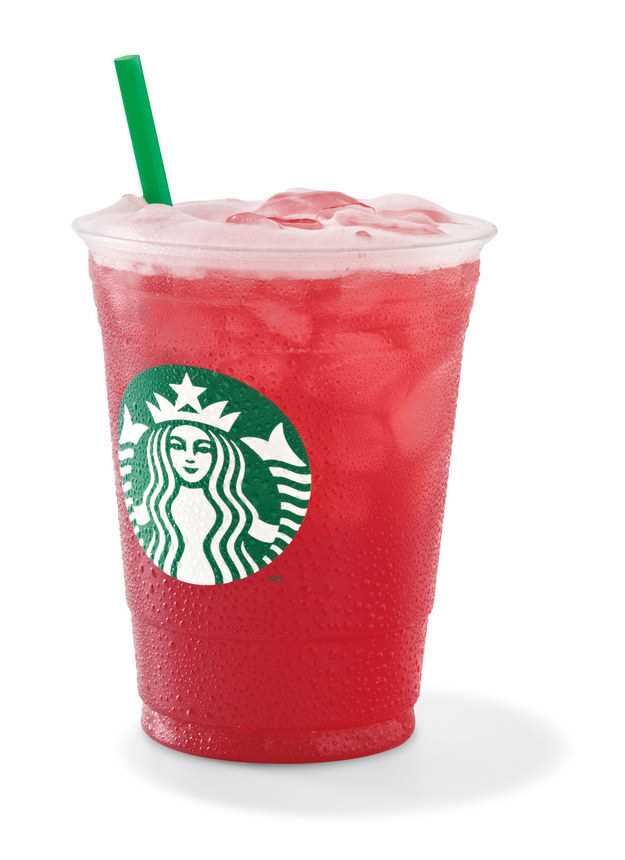 ¿Cómo se llama el agua de fresa de Starbucks?