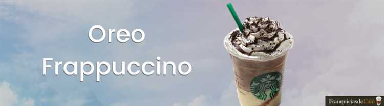 ¿Cómo se llama la bebida de Oreo en Starbucks?