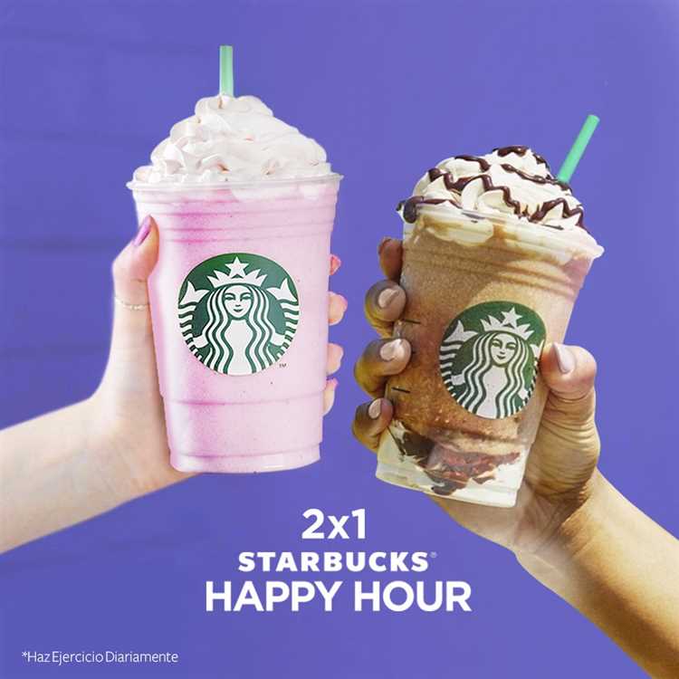 ¿Qué día es 2x1 en Starbucks?