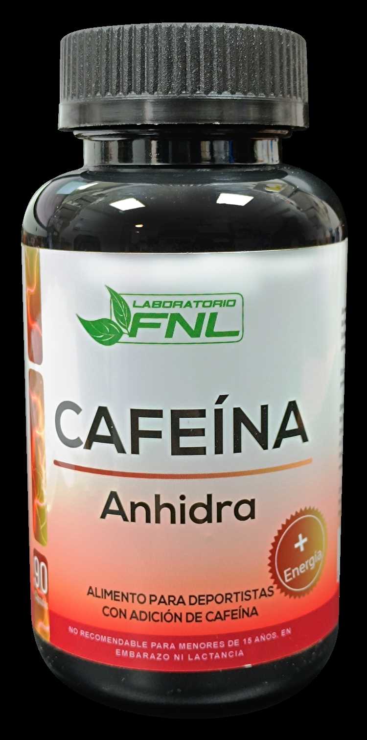 ¿Qué es la cafeína anhidra?