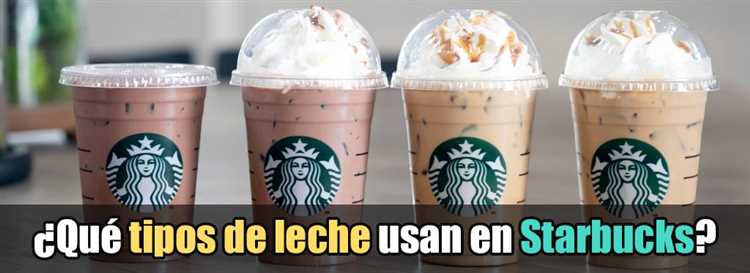 Starbucks y sus opciones de leche de soja