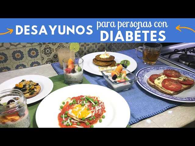 Alimentos recomendados para un desayuno saludable para diabéticos